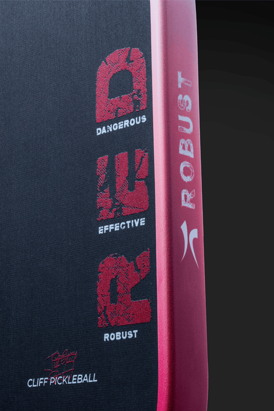 R.E.D CliffPickleball Signature Paddle | T700 Raw Carbon, SPS Core (14mm/16mm)